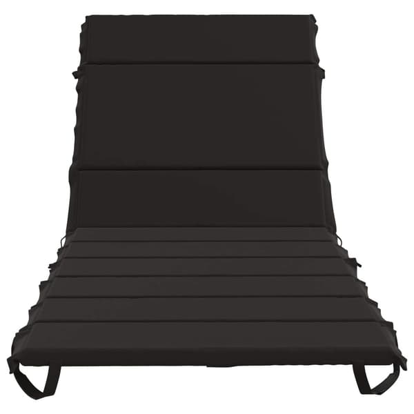Solstol Kudde GEMERT 100% Polyester Svart 200 x 80 x 3 cm