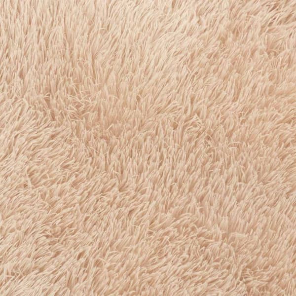 Ryamatta med lång lugg NAVARRA beige 200x200 cm polyester