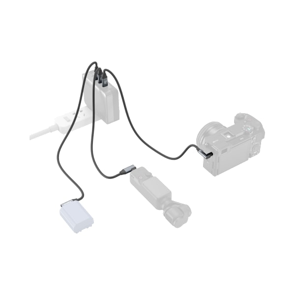 SmallRig 4790 USB-C (Straight) to USB-C (Angled) Data Cable 35cm