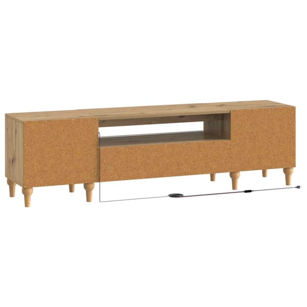 LED TV-skåp ALKMAAR Artisan-ek Konstruerat trä