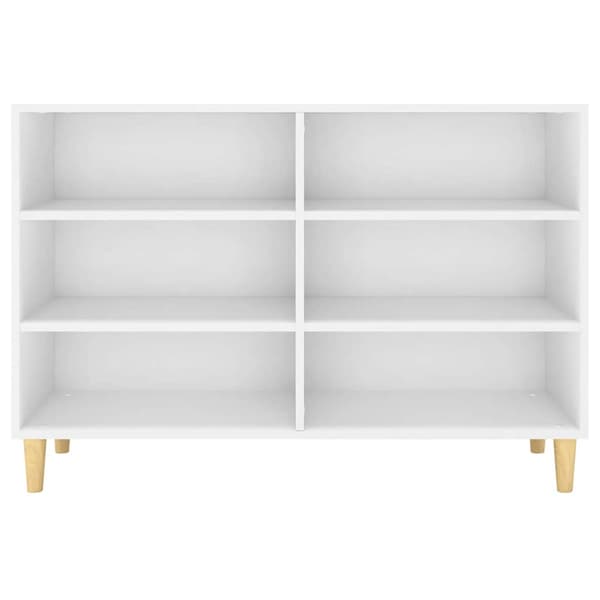 Skänk vit 103,5x35x70 cm konstruerat trä