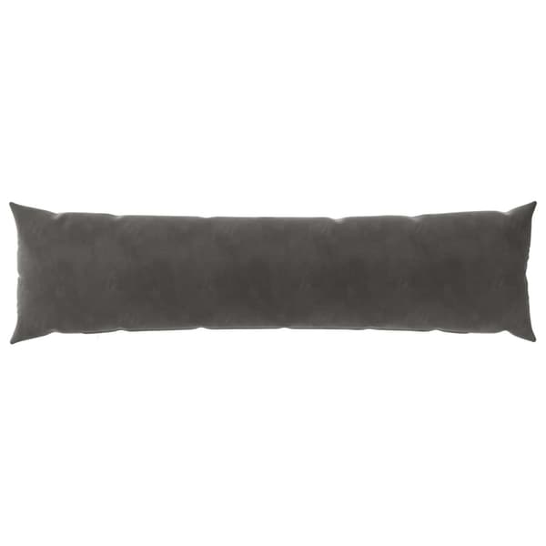Kuddöverdrag 2 st HEERLEN Mörkgrå 40 x 145 cm Sammet