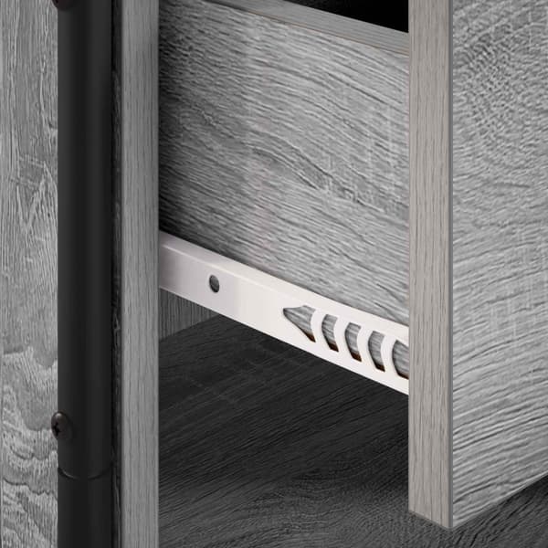 Sideboard Grå Sonoma 97 x 33 x 81 cm Konstruerat trä