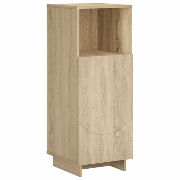 Badrumsskåp Sonoma-ek 36,5 x 38 x 95 cm Konstruerat trä