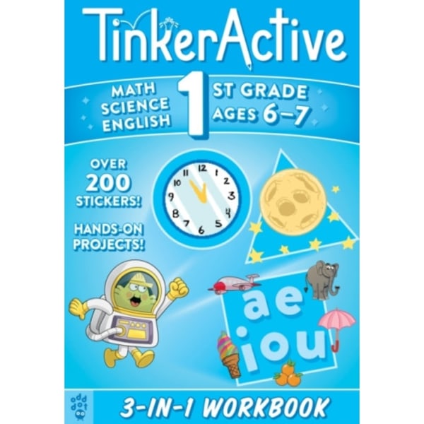 TinkerActive 1st Grade 3-in-1 Workbook (häftad, eng)