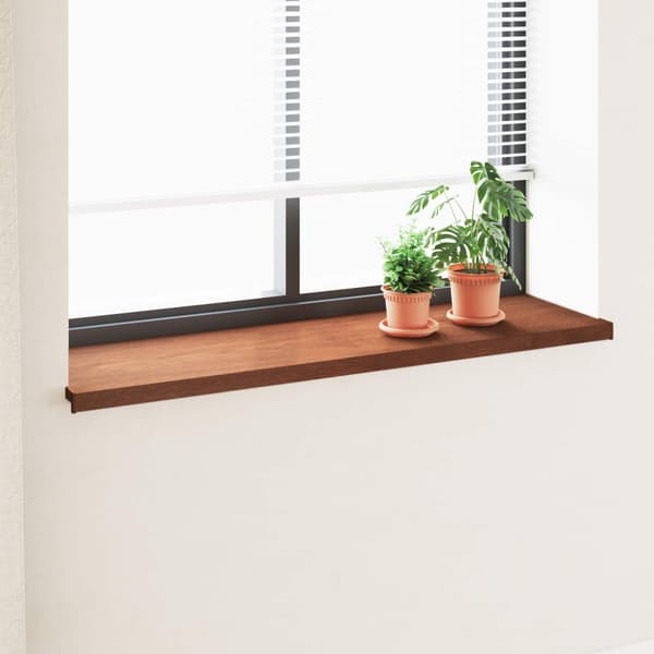 Fönsterbräda Brun trä 120 x 45 x 4,5 cm PVC