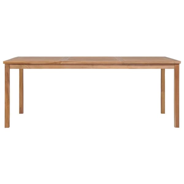Trädgårdsbord 200x100x77 cm massiv teak