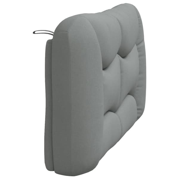 Headboard Cushion "Hvar" Light Grey 120 cm Fabric