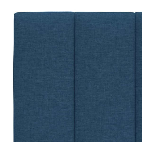 Headboard Cushion "Hanko" Blue 90 cm Fabric