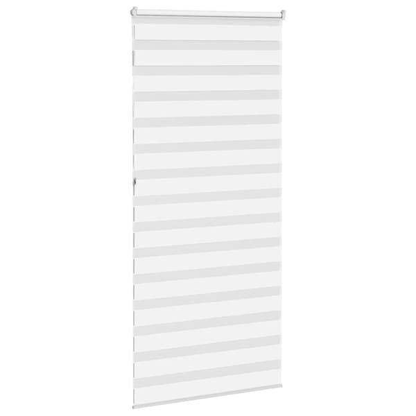 Rullgardin zebra vit 115x230 cm tyg bredd 110,9 cm polyester
