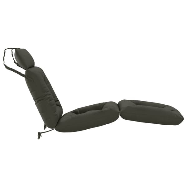 Solstol Kudde VIANEN 100% Polyester Antracit 200 x 50 x 8 cm