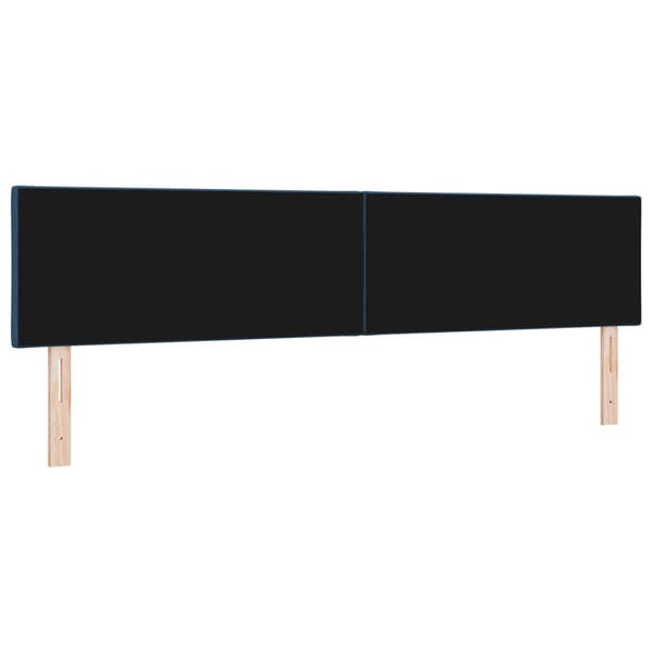 Huvudgavel Blå 200 cm tyg
