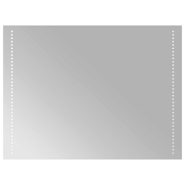 LED Badrumsspegel Transparent 80 x 60 cm härdat glas