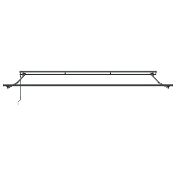 Markisram Vinröd 400 × 300 cm Polyester med PU-beläggning