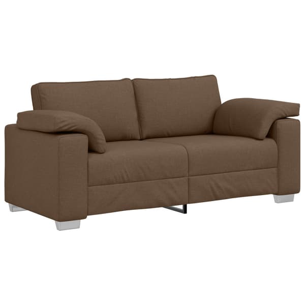 Tvåsitssoffa Brun 180 cm tyg