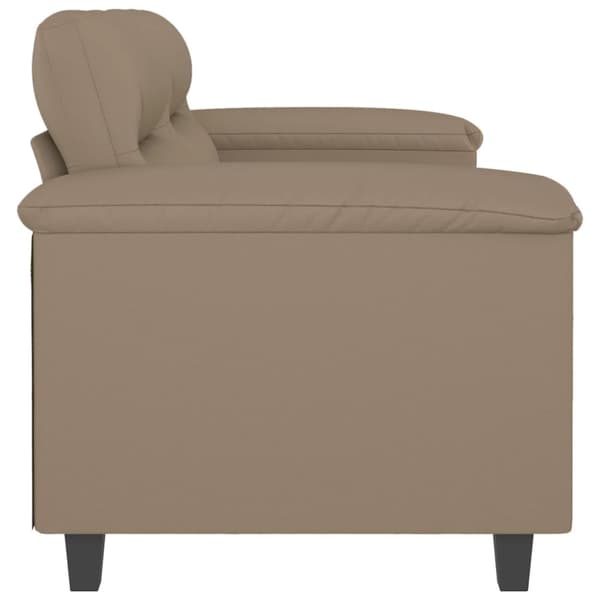 2-sitssoffa cappuccino 120 cm konstläder