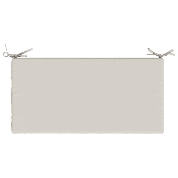 Bänk kudde SOEST 100% Polyester Vit 60 x 40 x 5 cm