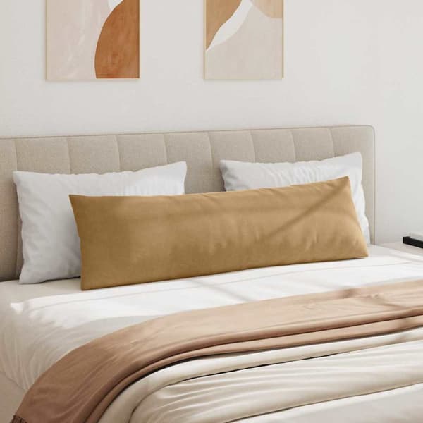 Sofakuddar 2 pcs Brun 145 x 40 cm Kordread tyg