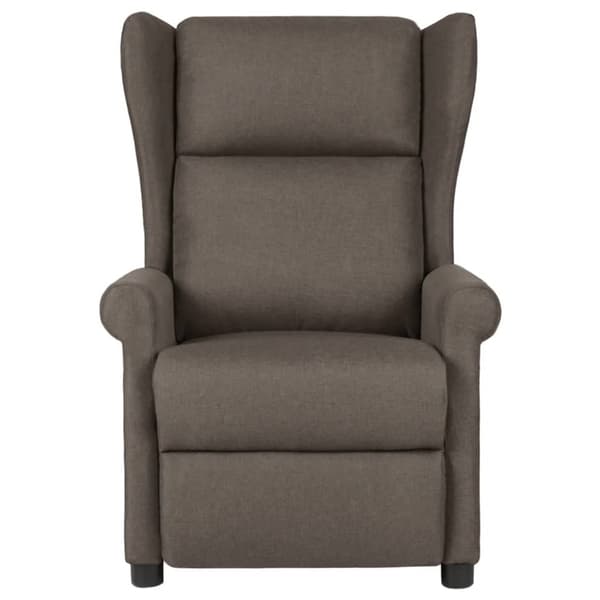 Reclinerfåtölj brun tyg