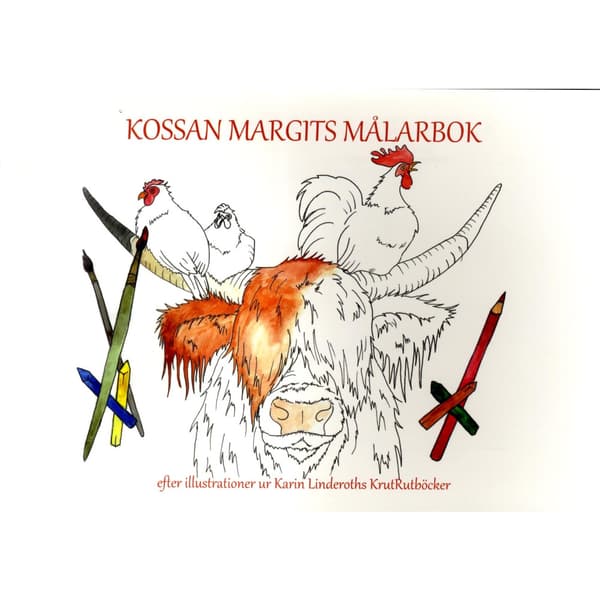 Kossan Margits målarbok (häftad)