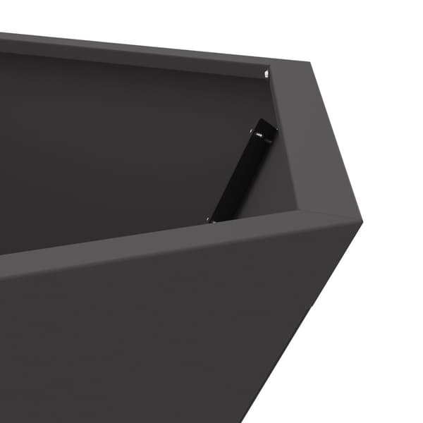 Eldstad Svart 75 x 75 x 28 cm Stål