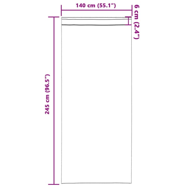 Sammetsgardiner 2 pcs Silvergrå 245 x 140 cm Sammet