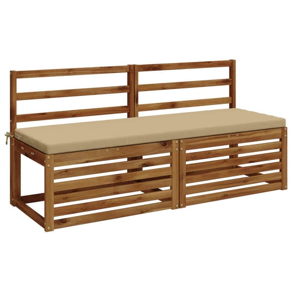 Bänk kudde SOEST 100% Polyester Beige 140 x 50 x 5 cm