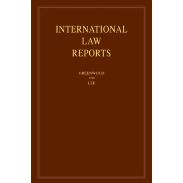 International Law Reports: Volume 201 (inbunden, eng)