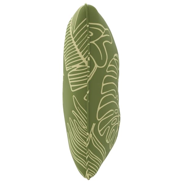 Ryggkudde PUTTEN 100% Polyester Bladdesign 80 x 40 x 10 cm