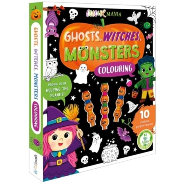 Ghosts, Witches, Monsters Colouring (häftad, eng)