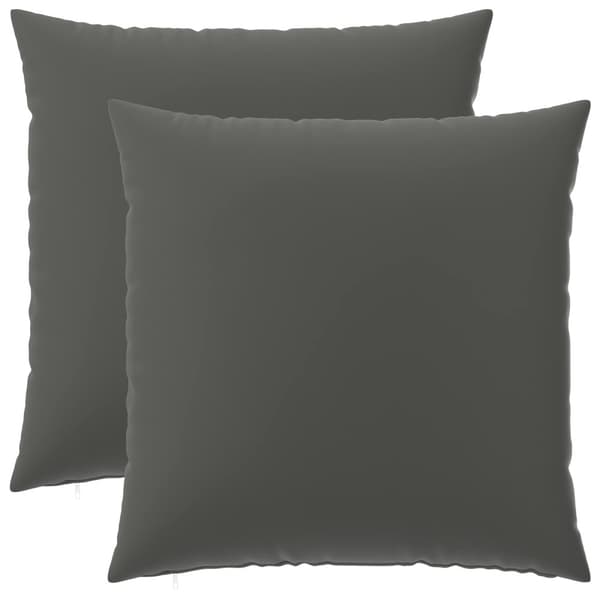 Kudde med kudde HEERLEN 2 st Antracit Polyester