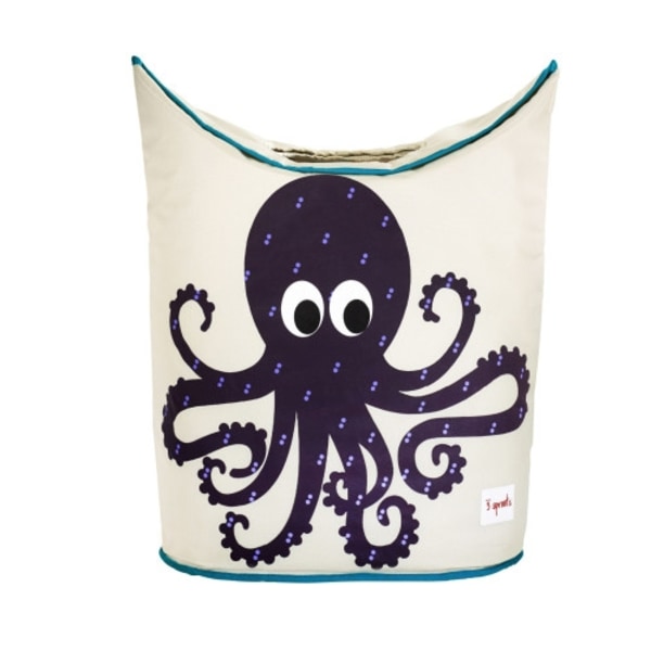 3 Sprouts - Laundry Hamper - Purple Octopus