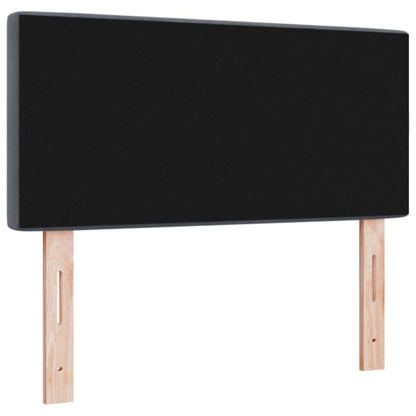 Huvudgavel Mörkgrå 90 cm Sammet