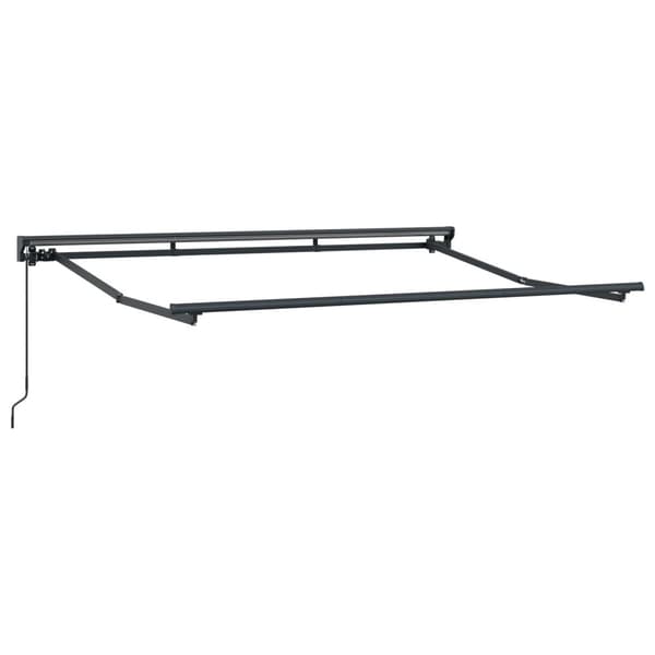Manuell Utdragbar Markis Vit 3,5 x 2 m
