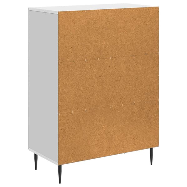 Sideboard Vit högglans 66 x 34,5 x 89,5 cm Konstruerat trä