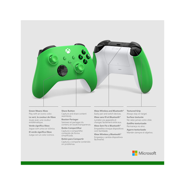 Microsoft Xbox Wireless Controller - spelkontroll - trådlös - Bluetooth