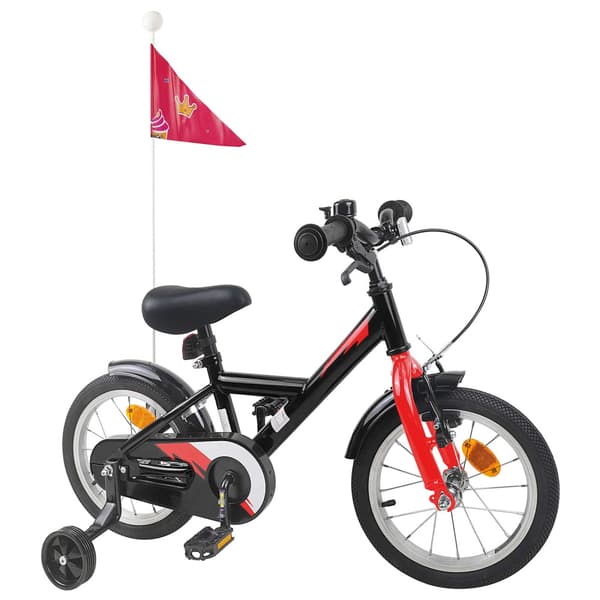 Barncykel 12 Tum för 2-4 åringar Svart