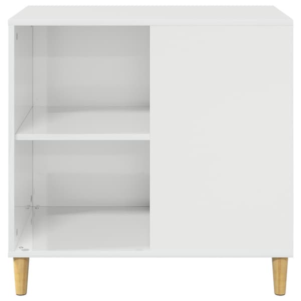 Katt hus Glansig Vit 72 x 42,5 x 70 cm Konstruerat trä