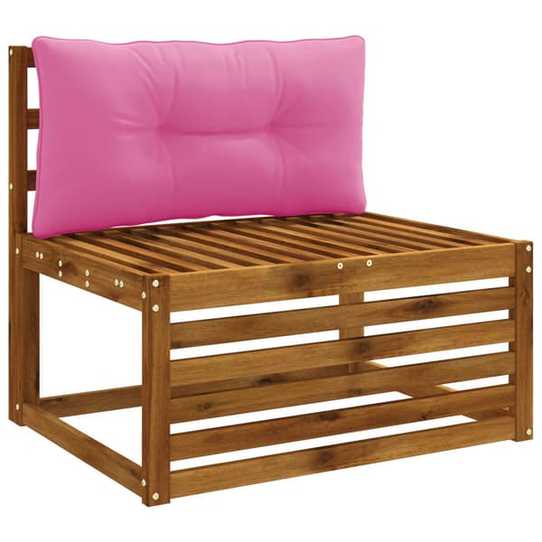 Ryggkudde PUTTEN 100% Polyester Rosa 80 x 40 x 10 cm