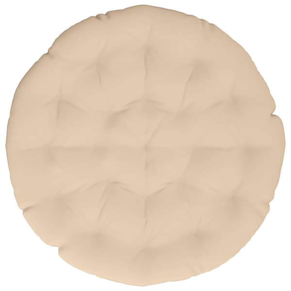 Papasan-kudde VIANEN 100% Polyester Gräddvit Ø 130 x 12 cm