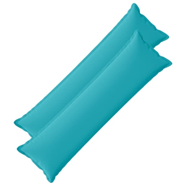 Kudde med kudde HOUTEN 2 st Turkos Polyester