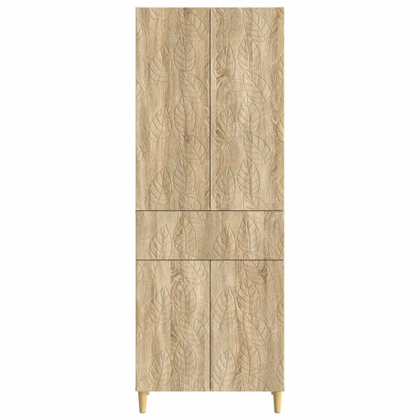 Skåpset 2 pcs Konstruerat trä