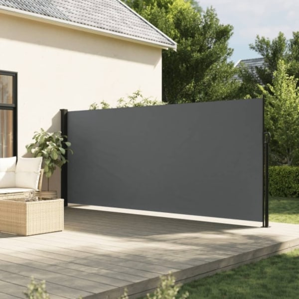 Indragbar sidomarkis antracit 180x300 cm