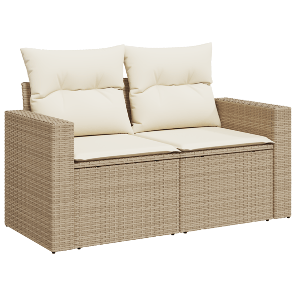 Trädgårdsoffset 12 st Beige konstrotting