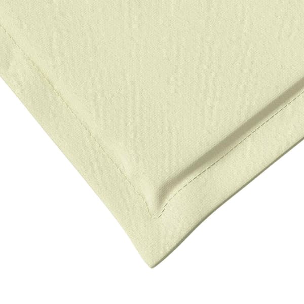 Sitt- och Ryggkuddar 4 pcs Gräddvit 47 x 45 x 2 cm Polyester