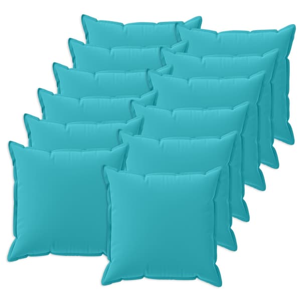 Kudde med kudde HOUTEN 12 st Turkos Polyester