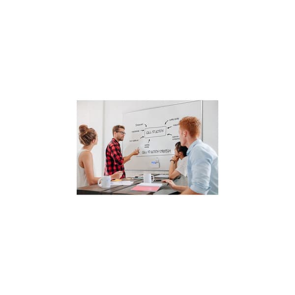 Whiteboard tillbehörsbox vit