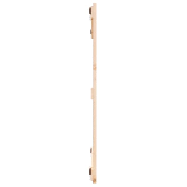 Väggmonterad huvudgavel 95,5x3x90 cm massiv furu