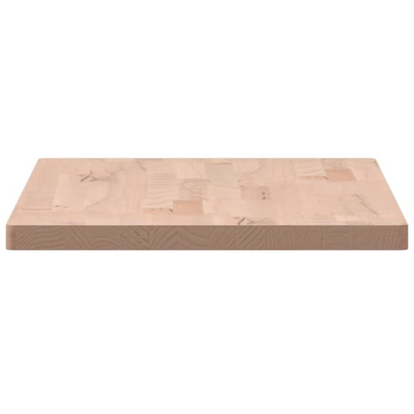 Bordsskiva 80x40x2,5 cm rektangulär massivt bokträ