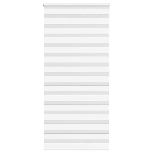 Rullgardin zebra vit 115x200 cm tyg bredd 110,9 cm polyester